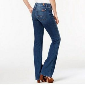 7 For All Mankind Bootcut Jeans Womens Size 31 Low Rise Western Y2K Flare